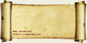 Pera Michaud vizit kartica